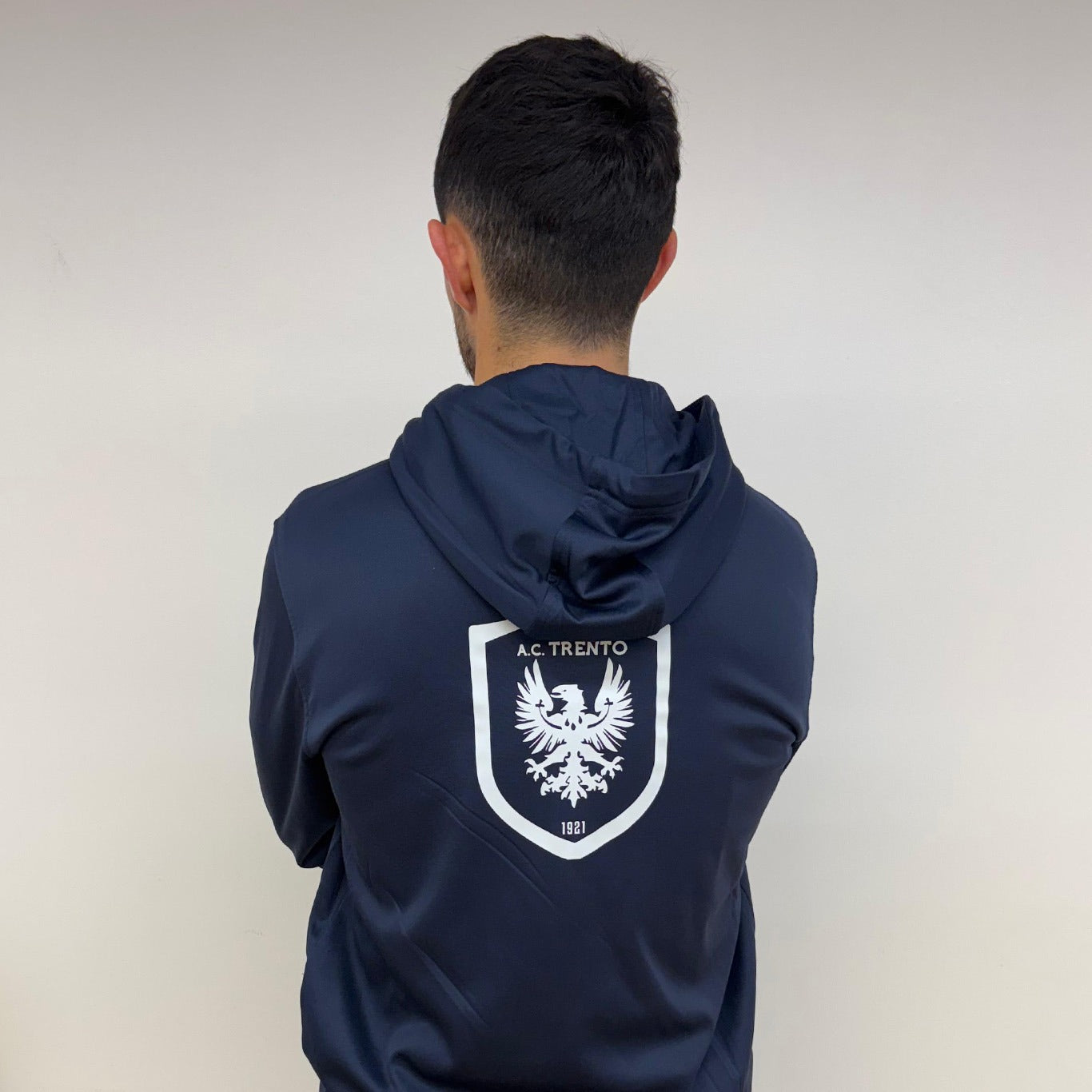 Felpa Blu con loghi Bianchi