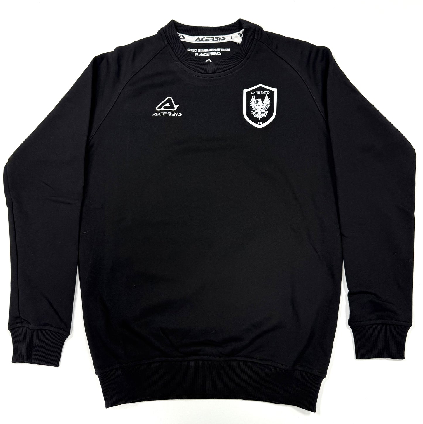 Felpa Nera con Scudetto Bianco